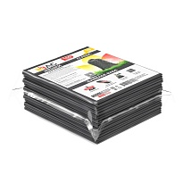 Мешки для мусора 160 л, серые, в пачке 10 шт., ПВД, 40 мкм, 900х1100 мм, i-Bag во Владимире