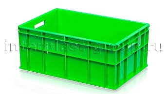Ящик для молока, мяса, овощей и фруктов сплошной светло-зеленый во Владимире