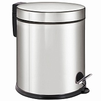 Ведро-контейнер для мусора урна с педалью LAIMA Classic Plus, 5 л, зеркальное во Владимире