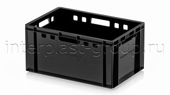 Ящик для мяса и колбасных изделий Е-3 черный во Владимире Ящик для мяса и колбасных изделий Е-3 черный во Владимире