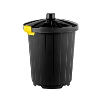 Мусорный бак с крышкой 105 л темно-серый 105 темно-серый во Владимире