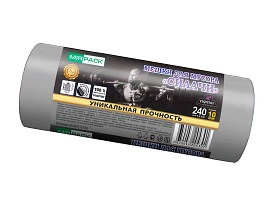 Мешки для мусора 240 л, ароматизированные, серые, в рулоне 10 шт., ПВД 40 мкм, 1500х1100 мм, СИЛАЧИ, sil240111101 во Владимире Мешки для мусора 240 л, ароматизированные, серые, в рулоне 10 шт., ПВД 40 мкм, 1500х1100 мм, СИЛАЧИ, sil240111101 во Владимире