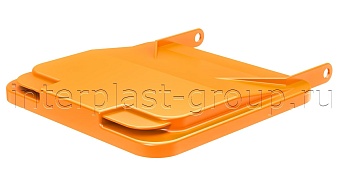 Комплект крышки для контейнера 120 л. оранжевая оранжевый во Владимире Комплект крышки для контейнера 120 л. оранжевая оранжевый во Владимире