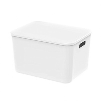 Ящик пластиковый вкладываемый белый 410х305х245 мм во Владимире