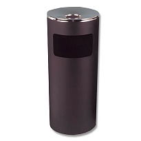 Урна металлическая с пепельницей, Титан, 29 л, черная, оцинкованная сталь во Владимире Урна металлическая с пепельницей, Титан, 29 л, черная, оцинкованная сталь во Владимире