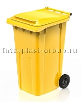 Контейнер для мусора 240 л желтый облегченный 240 желтый во Владимире