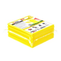 Мешки для мусора 160 л, желтые, в пачке 10 шт., ПВД, 40 мкм, 900х1100 мм, i-Bag во Владимире