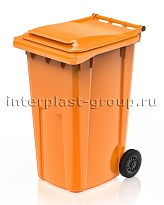 Контейнер для мусора 240 л оранжевый облегченный 240 оранжевый во Владимире