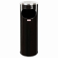 Урна с пепельницей 18 литров, нержавеющая сталь, черная, LAIMA PROFESSIONAL во Владимире Урна с пепельницей 18 литров, нержавеющая сталь, черная, LAIMA PROFESSIONAL во Владимире