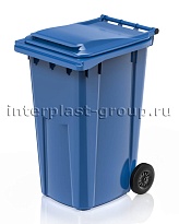 Контейнер для мусора 240 л голубой облегченный 240 голубой во Владимире Контейнер для мусора 240 л голубой облегченный 240 голубой во Владимире