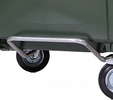 Педаль для мусорного контейнера 1100 л.  серый во Владимире