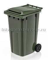 Контейнер для мусора 240 л зеленый облегченный 240 зеленый во Владимире Контейнер для мусора 240 л зеленый облегченный 240 зеленый во Владимире